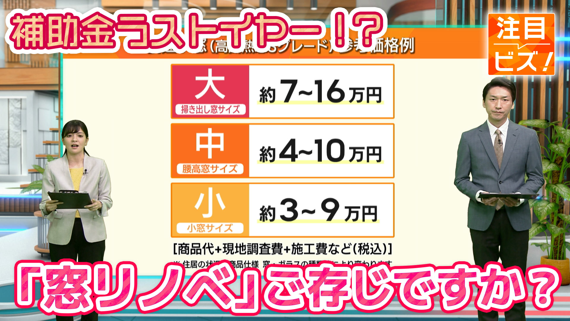 注目ビズ「窓リノベ」ご存じですか？