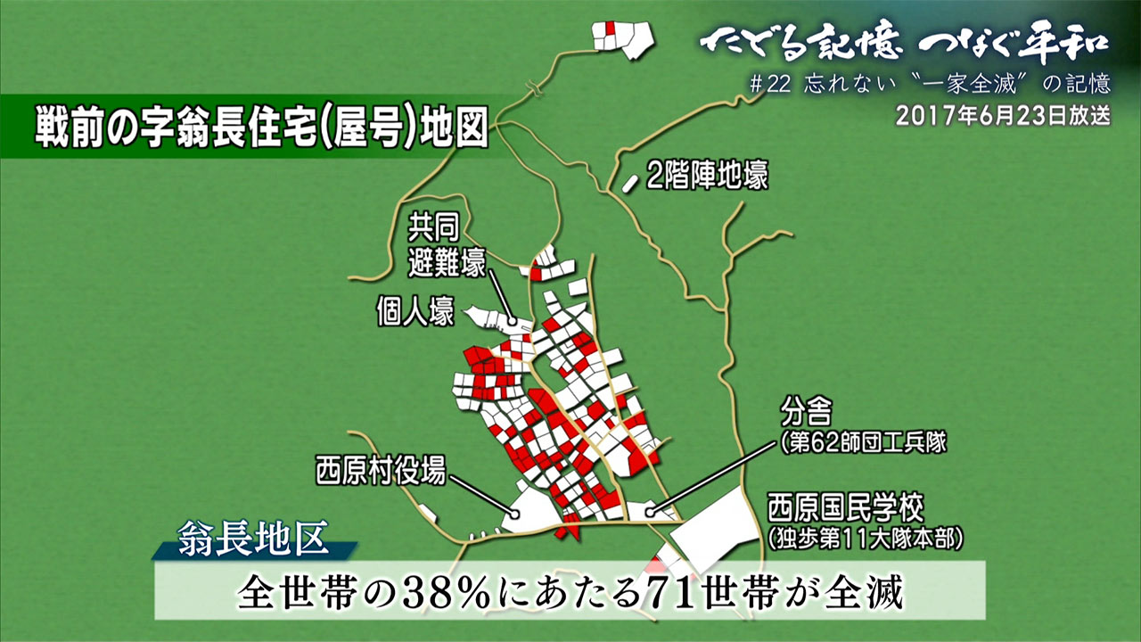 たどる記憶つなぐ平和#22「一家全滅から考える」2017年6月23日(再放送)