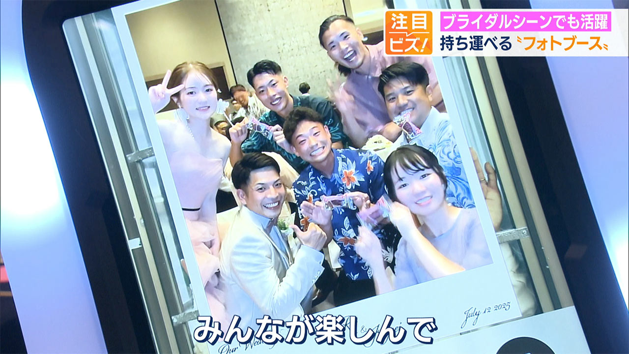 注目ビズ「フォト体験がイベントを変える?!持ち運べるフォトブース」ビジネスキャッチー
