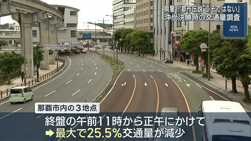 県警が「甲子園決勝」の交通量を検証
