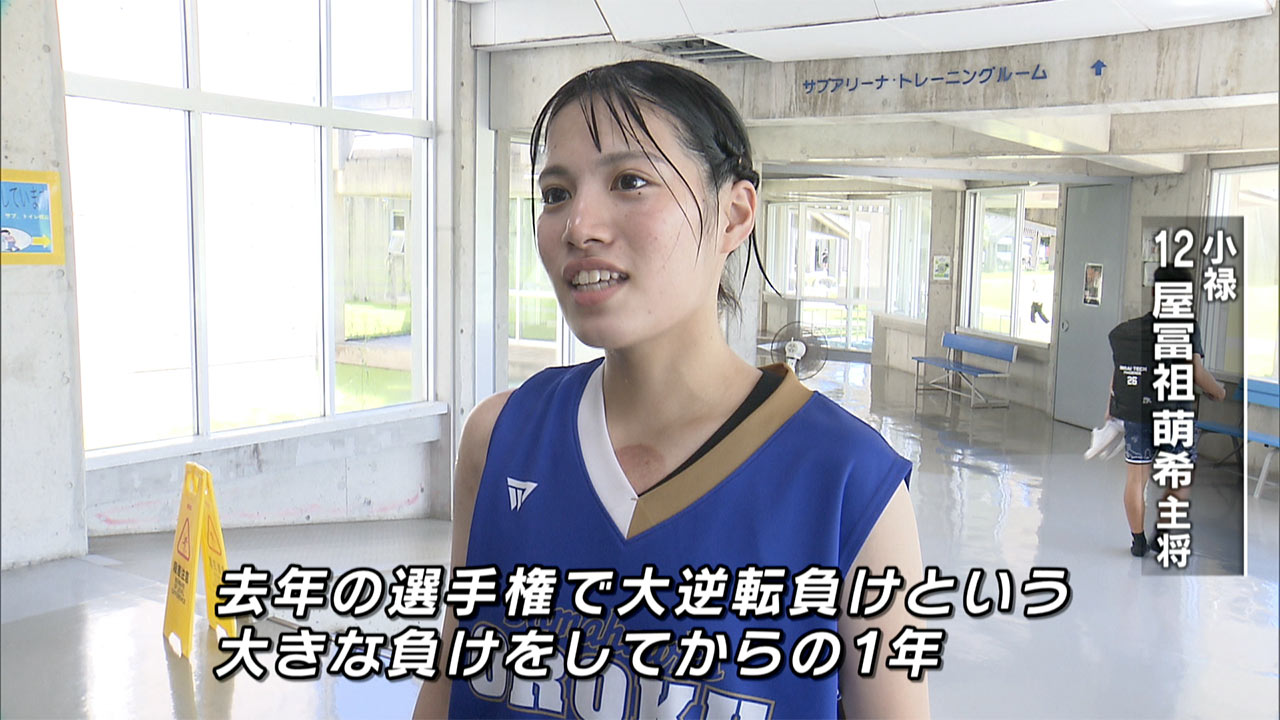 高校バスケウインターカップ県予選2025 男女準決勝