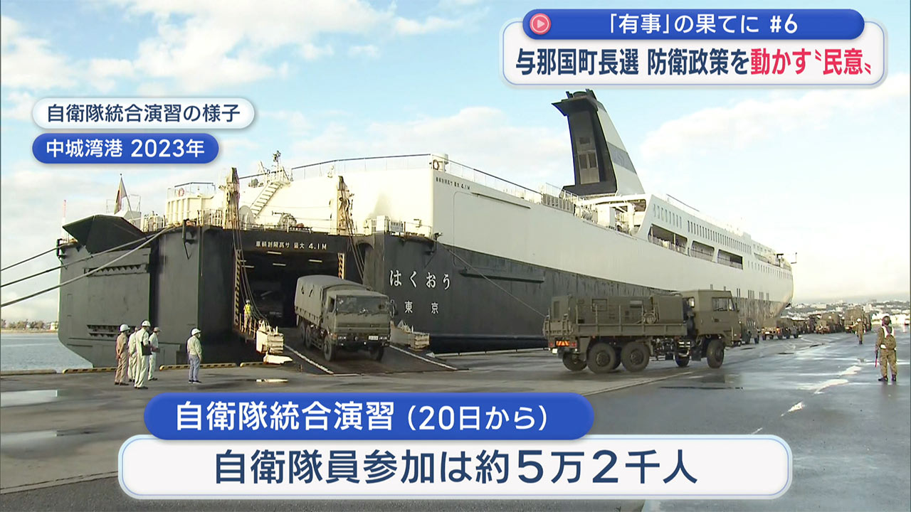 「有事」の果てに（６）民意と米軍訓練／与那国の町政交代と南西シフトへの影響