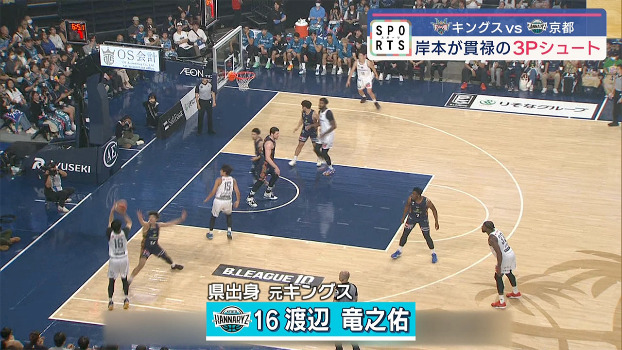 Bリーグ キングスがホームで連勝!