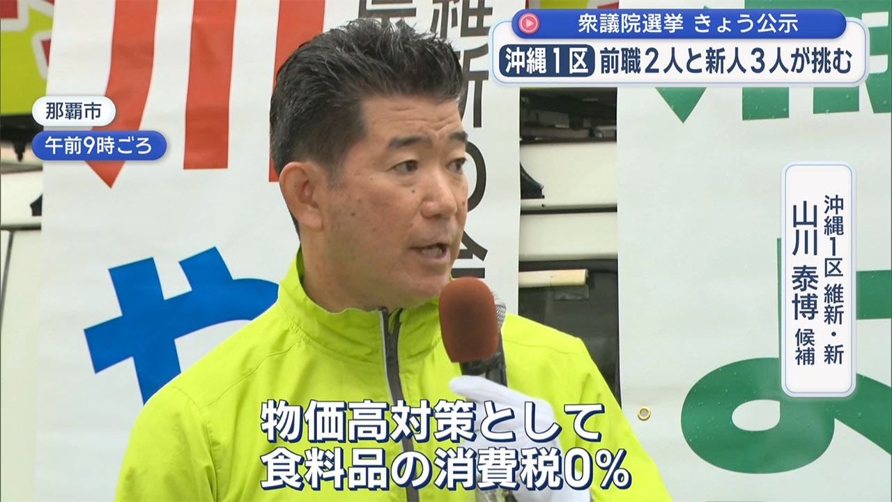 第51回衆議院選挙が公示 17人が立候補