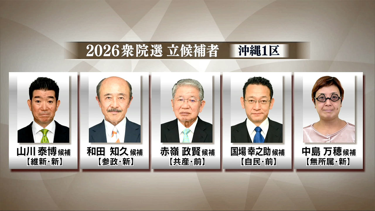 沖縄１区　それぞれの訴え