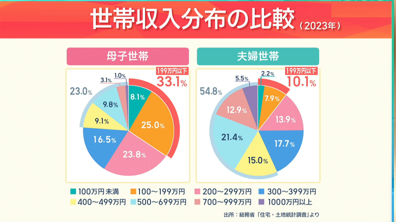 早わかりビズ　母子世帯と若年妊産婦　貧困の現状／ビジネスキャッチー