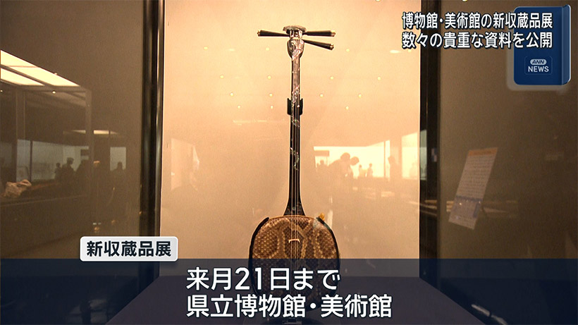 県立博物館美術館の新収蔵品展