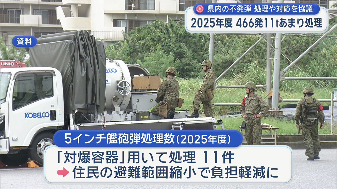 不発弾処理の連携強化へ 関係機関が那覇市で協議会