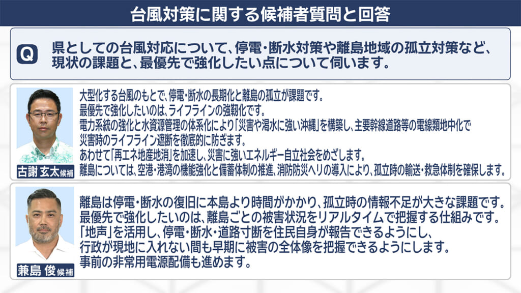 【各候補者回答も紹介】争点を歩く(5) 津波避難と島嶼リスク　命を守る政策は