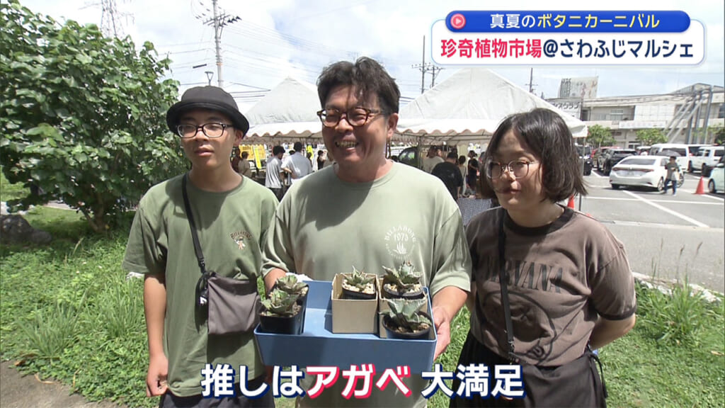 真夏に負けない！珍奇植物市場に潜入
