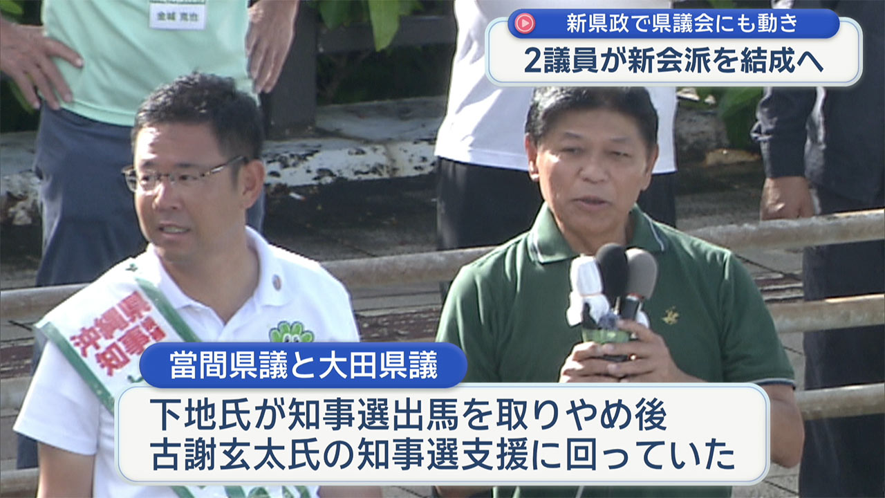 ２県議が新会派結成／新県政に対する県議会与党が優位に