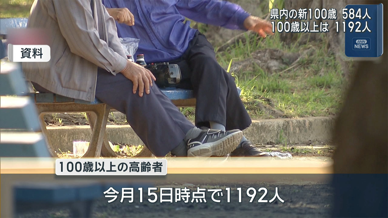 きょうは敬老の日　県内では584人が新100歳に