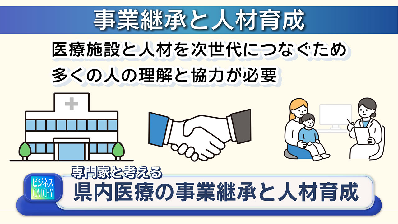 県内医療を考える　事業継承と人材育成／ビジネスキャッチー