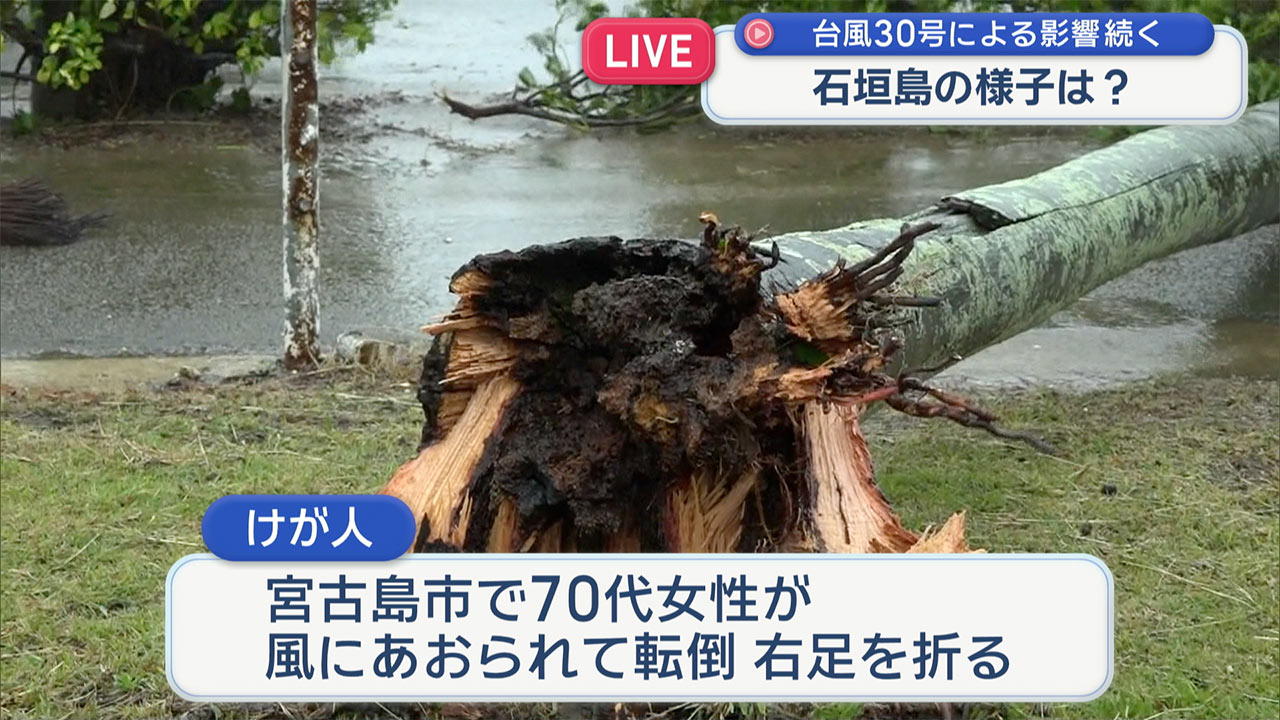 台風30号 石垣島のいま