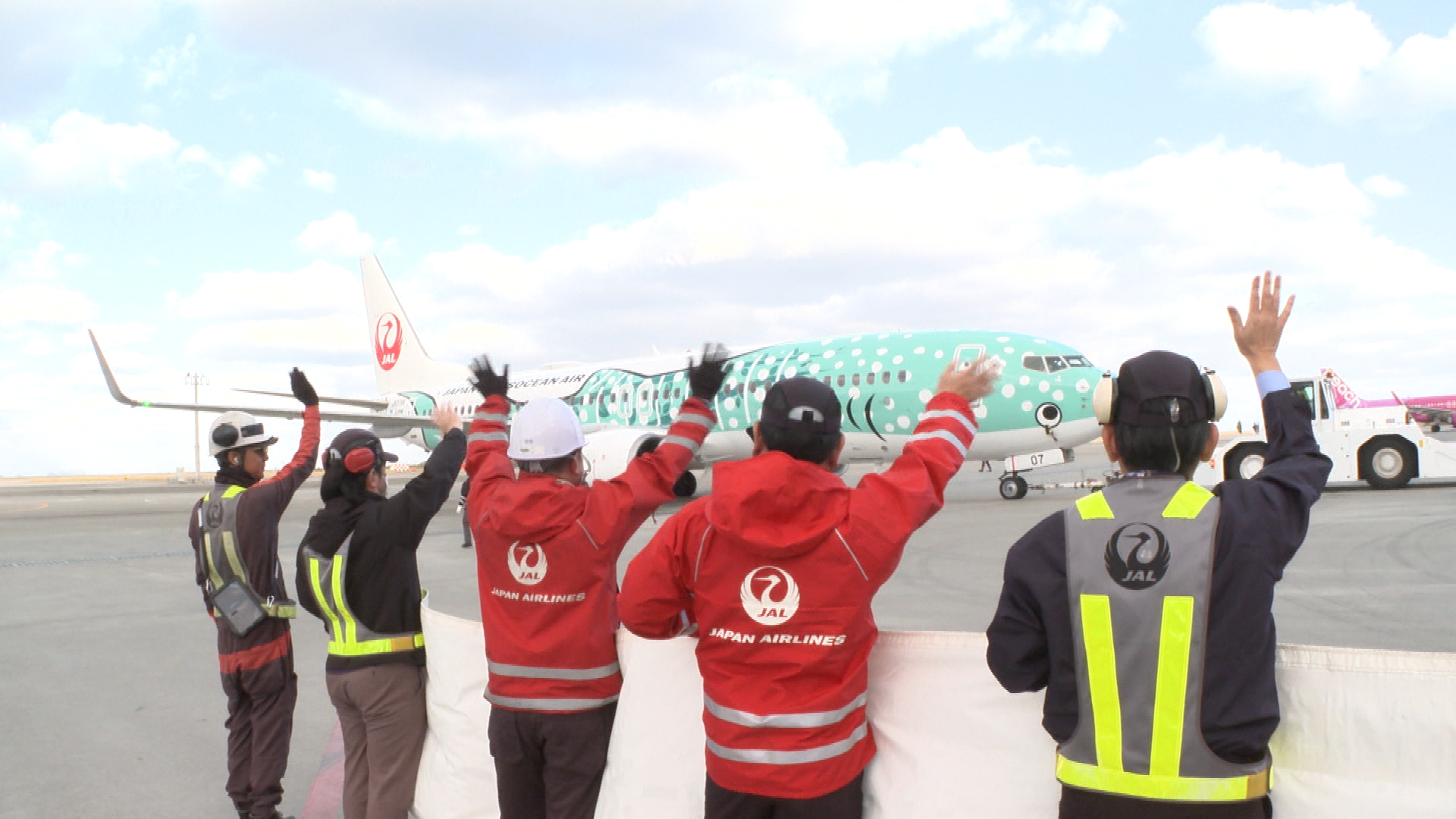 JTA初の国際定期便・台北線が就航