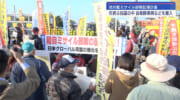 地対艦ミサイル部隊配備計画　　自衛隊車両が勝連分屯地へ