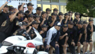 警察学校生が基礎訓練の集大成で辺戸岬から８４ｋｍを走り抜ける