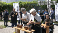 戦後80年　シュガーローフで慰霊祭