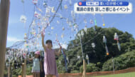 今帰仁村で風鈴祭り開催 会場には約3600個が展示
