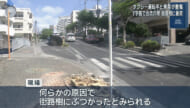 タクシーが街路樹に衝突　８０代運転手と乗客重傷