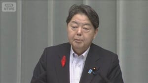 林官房長官「合意成立を歓迎」　ガザ和平案