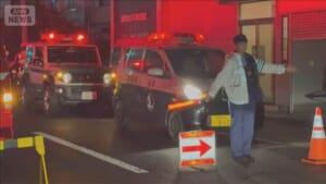 2日連続“不審な黒い袋”一時通行止め　青森・弘前市