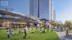 大井町の再開発エリア公開　商業施設など2026年3月開業　東京・品川