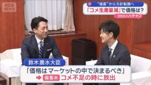 “増産”から方針転換へ 「コメ生産量減」で価格は？