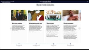 歴代大統領のスキャンダルを掲載　ホワイトハウス　公式ウェブサイトを更新