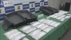 大量覚醒剤密輸か　英国籍男を告発　袋に小分けしスーツケースに　同様の手口相次ぐ