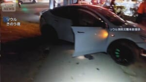 ソウル　飲酒運転で信号無視　日本人親子はねられ母親死亡