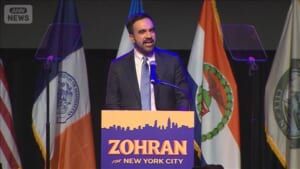 NY市長選　マムダニ氏が勝利演説「これからも移民の街であり続ける」