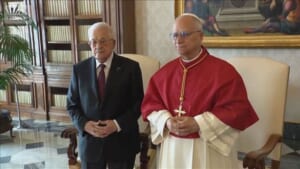 アッバス議長がローマ教皇と会談　ガザ地区の支援や「2国家解決」など議論
