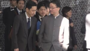 「ポケットに手」の局長　日系企業を訪問　政治と経済で「態度使い分け」か