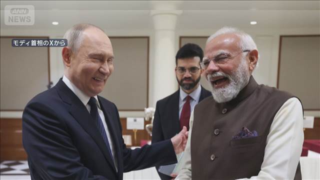 プーチン大統領がモディ首相と会談へ 対米念頭に関係強化狙い