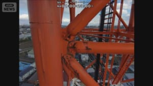 鉄塔損傷 48世帯に避難指示　震度6強の青森・八戸市