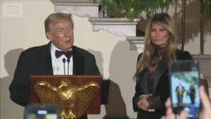 トランプ氏が民主党に協力呼びかけ恒例の舞踏会で「私たちはうまくやれると思う」