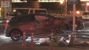千代田区の交差点で乗用車2台の事故　4人けがで病院搬送も命に別状なし