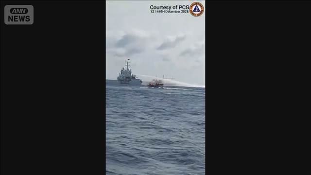 フィリピンと中国の船が衝突　領有権を争う南シナ海　フィリピン側が刃物で脅迫と主張