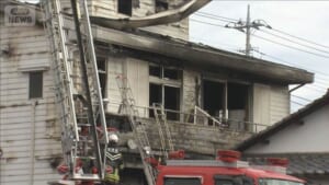 木造2階建ての住宅で火事　1人の遺体を発見　住民の男性と連絡とれず　前橋市