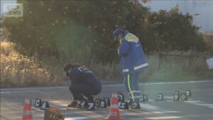 ひき逃げされ男性死亡 横断歩道で頭から流血 タイヤ痕も　さいたま市