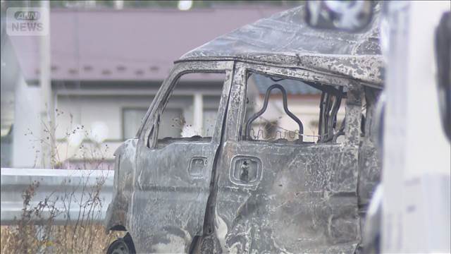 クレーン車など4台絡む事故 1人死亡 路面凍結か 長野・松川村