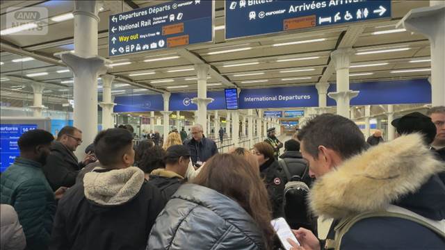 年末の休暇シーズンに…英と欧州結ぶ列車運休　順次再開もダイヤに大きな乱れ