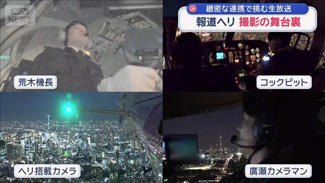大統領機を追尾 まさかの事態… 報道ヘリ撮影の舞台裏　空撮で振り返る今年のニュース