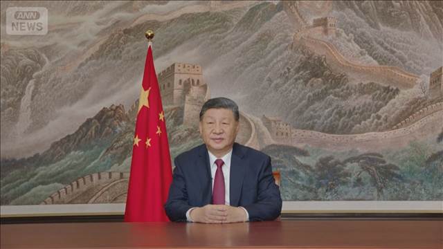 中国　習主席　新年の祝辞で「抗日戦争勝利80年」を強調　台湾については短く言及