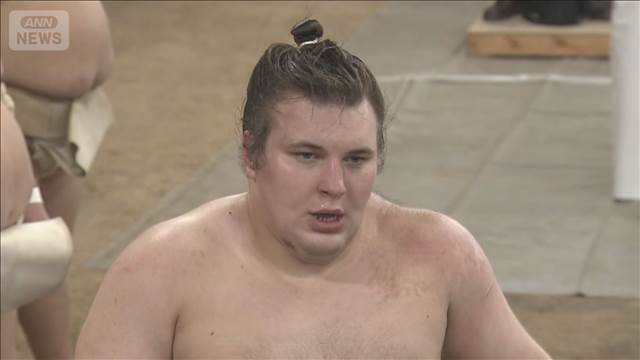 新大関・安青錦　大相撲稽古総見に