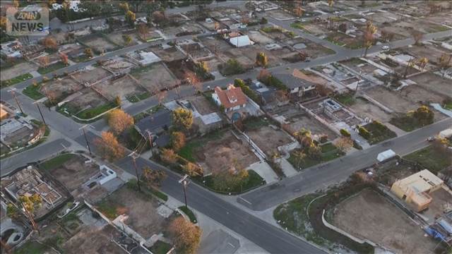 LA大規模火災1年　被災者7割帰還せず 支援不十分と被災者から怒りの声