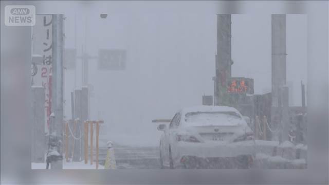 大雪影響　高速道路で予防的通行止め