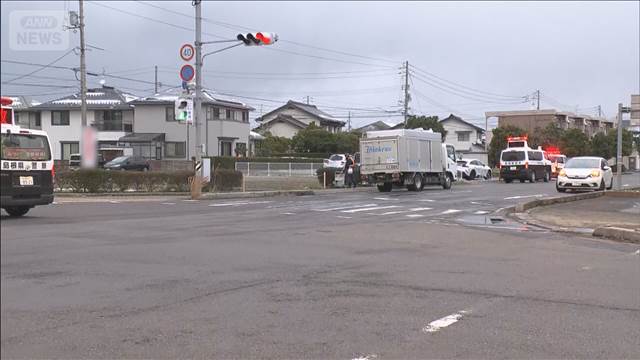 小学生トラックに巻き込まれ死亡　“ひき逃げ”捜査で50代男逮捕