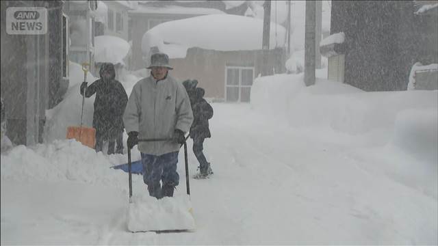 長期滞在　強烈寒波の影響残る　平年超える積雪　なだれや落雪に注意